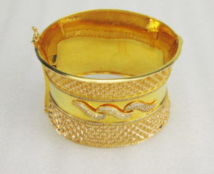21 K Yellow Gold Fancy Bracelet