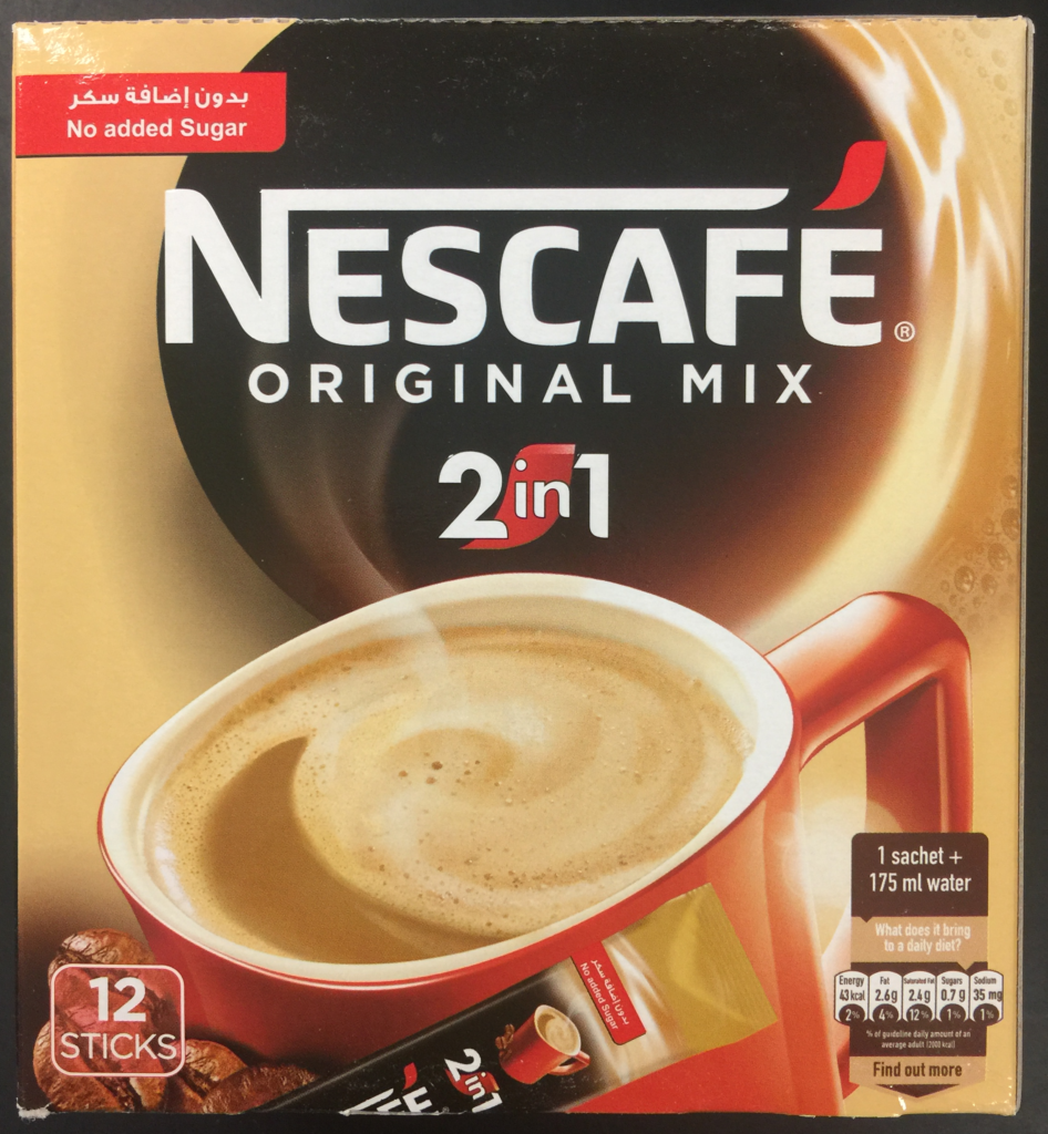 Nescafe Original Mix, 2 in 1 120 g Nouri Brothers